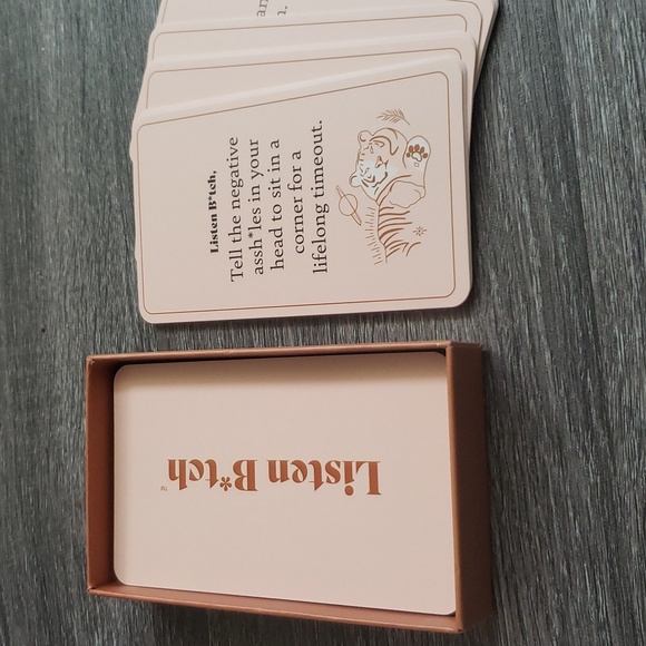 Listen B*itch affirmation cards - Picture 2 of 3